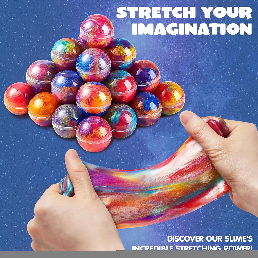 Cosmic 24-Pack Galaxy Slime Balls Party Favors