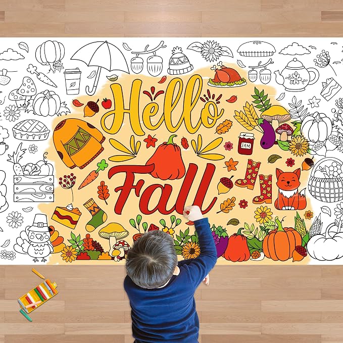 Festive Hanukkah Coloring Poster Giant 30x72