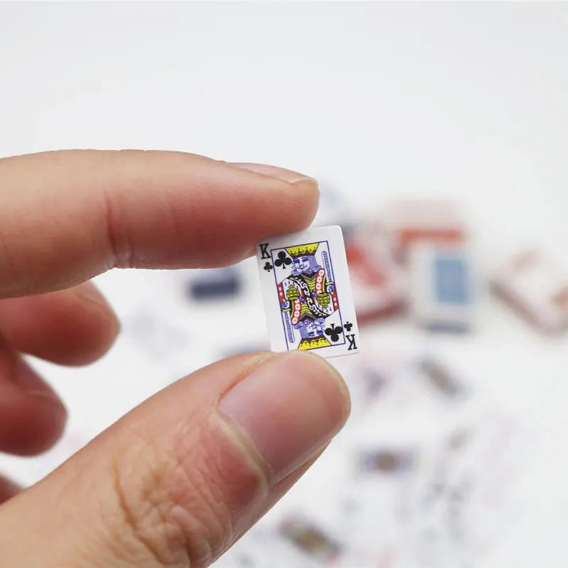 Mini Playing Cards Poker Games Super Small Travel