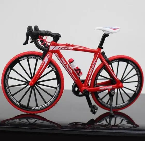 1:10 Mini Alloy Bicycle Diecast Model Finger Mountain Miniature Metal Bike