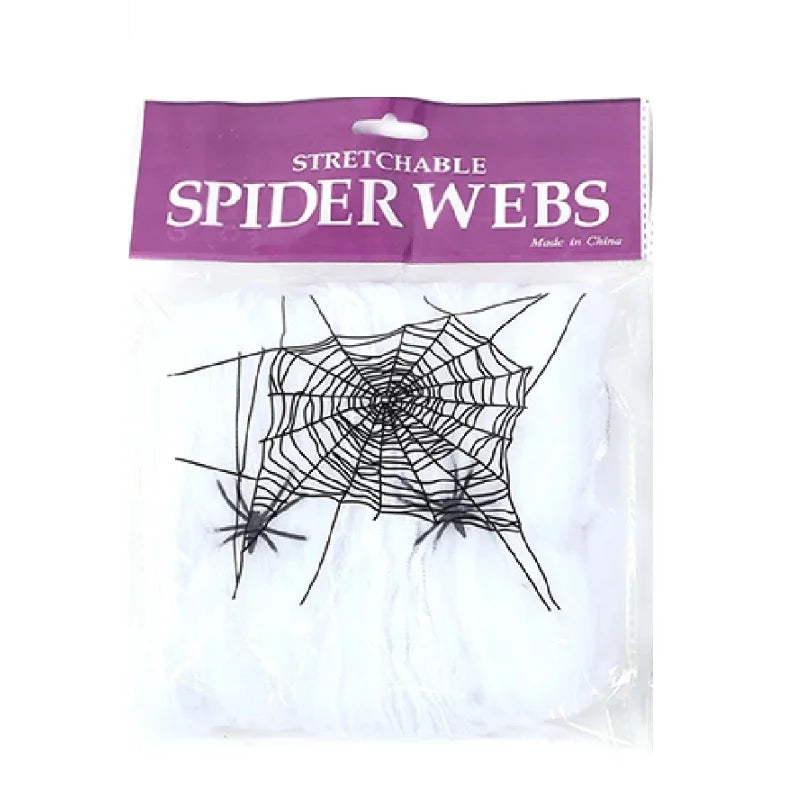 Halloween Scary Stretchy Cobweb Horror Decoration