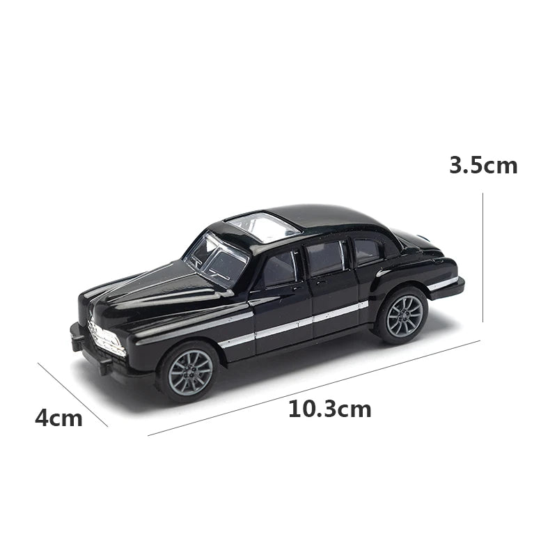 1:43 Alloy Vintage Diecast Car Model Classic Cadillacs V8 Pull Back Car
