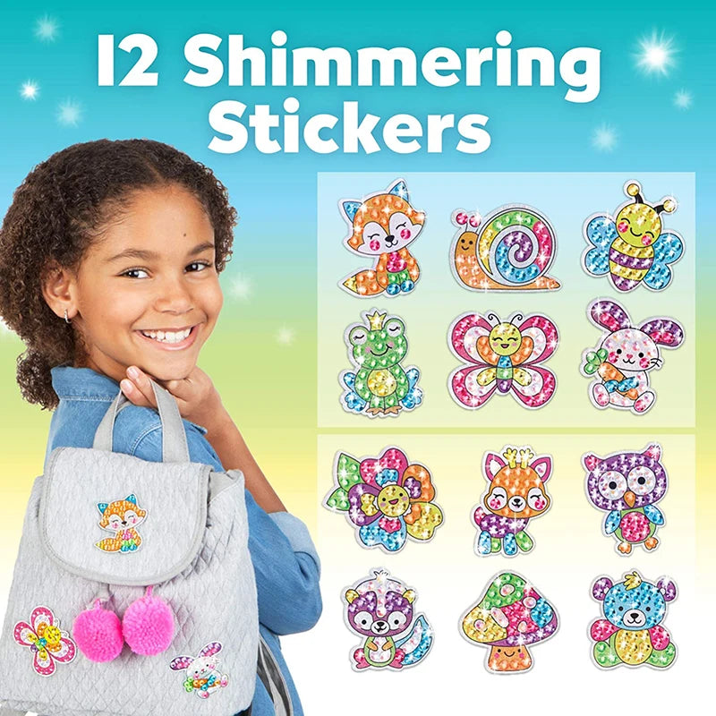 Gem Diamond Painting 12 Pack Sticker Kit Mosaic