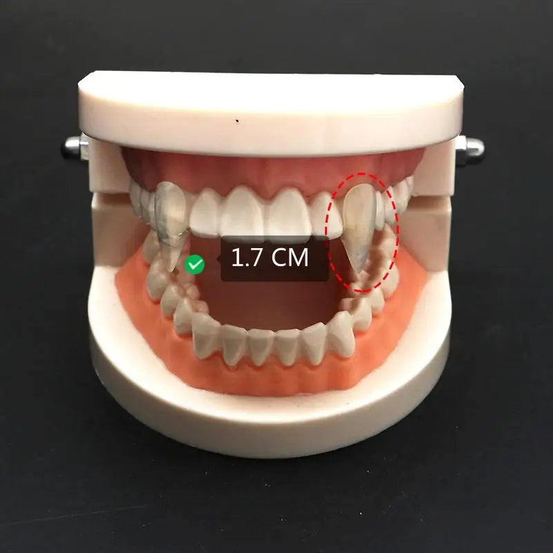 1 Pair Vampire Teeth Fangs Dentures Props Halloween