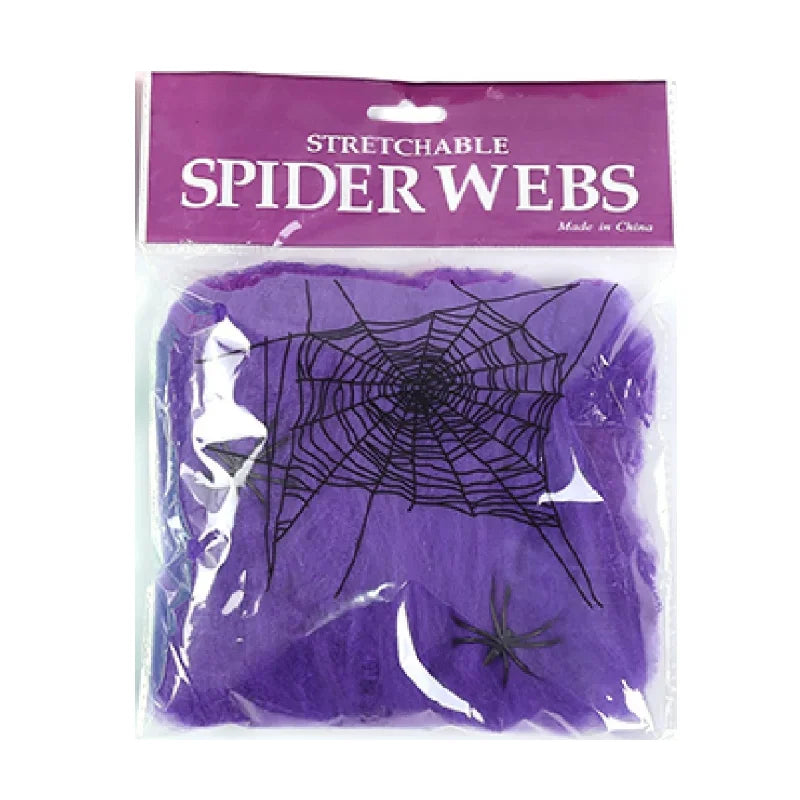 Halloween Scary Stretchy Cobweb Horror Decoration