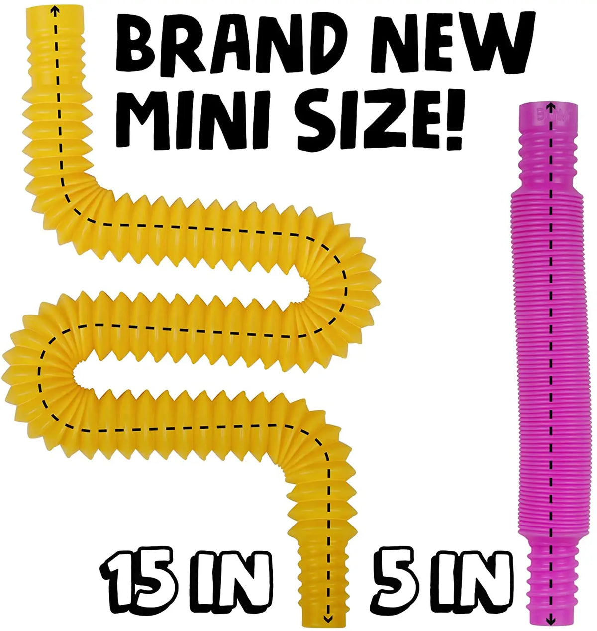 4 Pack Mini Pop Tube Sensory Fidget Educational