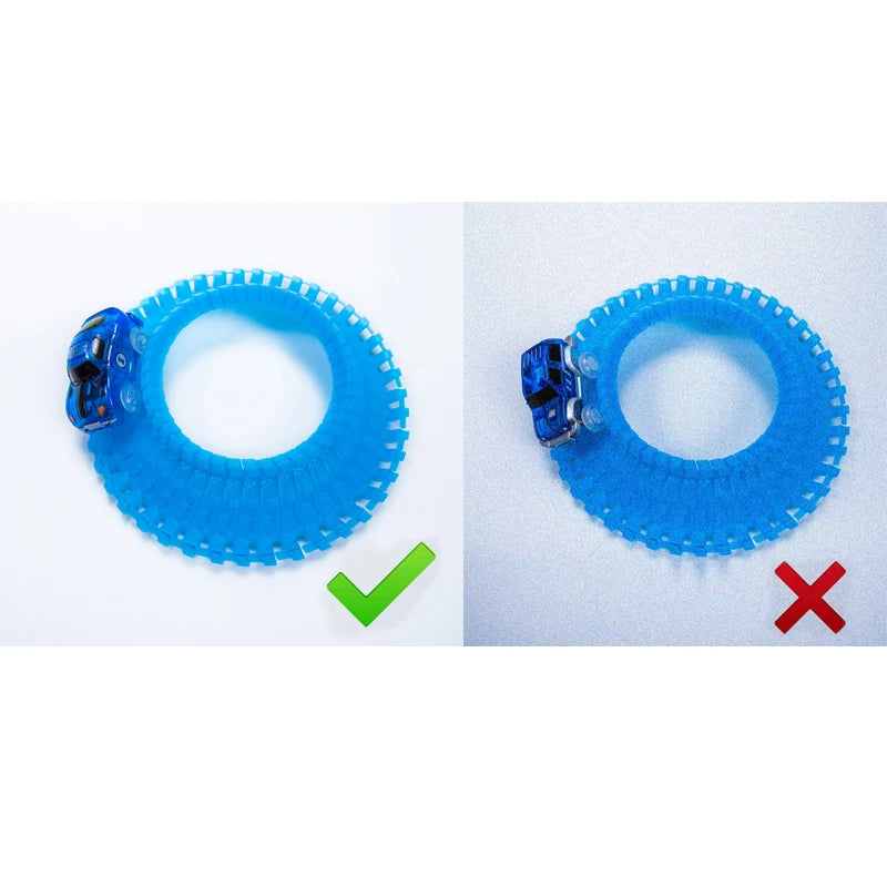 Magical Glowing Race Track Car LED Light Toy