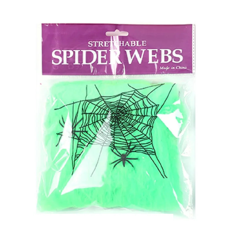 Halloween Scary Stretchy Cobweb Horror Decoration