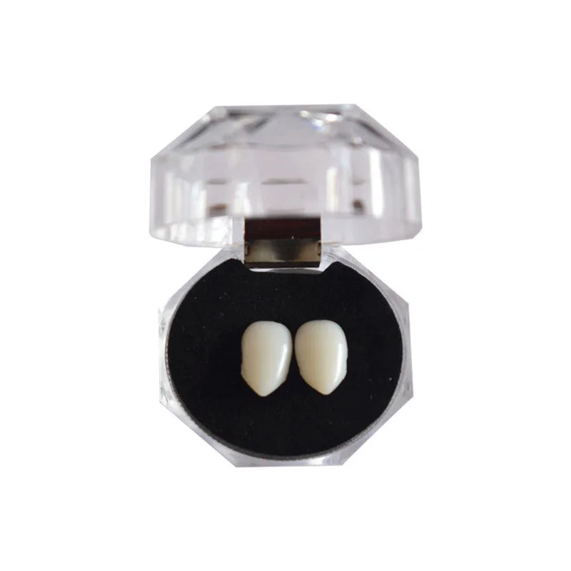 1 Pair Vampire Teeth Fangs Dentures Props Halloween