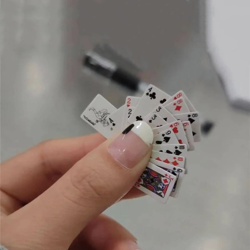 Mini Playing Cards Poker Games Super Small Travel
