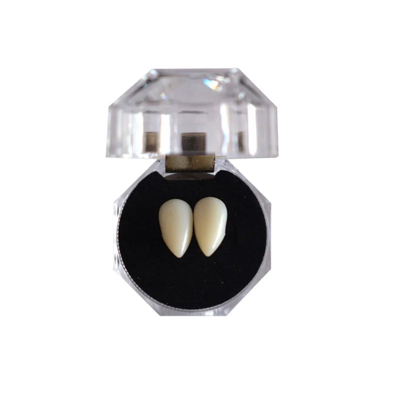 1 Pair Vampire Teeth Fangs Dentures Props Halloween