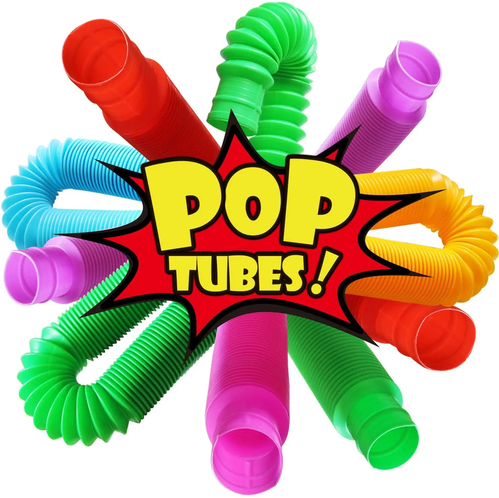 4 Pack Mini Pop Tube Sensory Fidget Educational