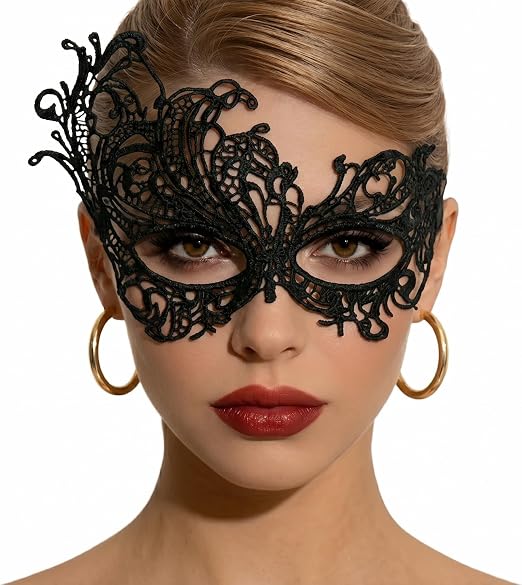 Elegant Lace Masquerade Mask Women Eye Mask