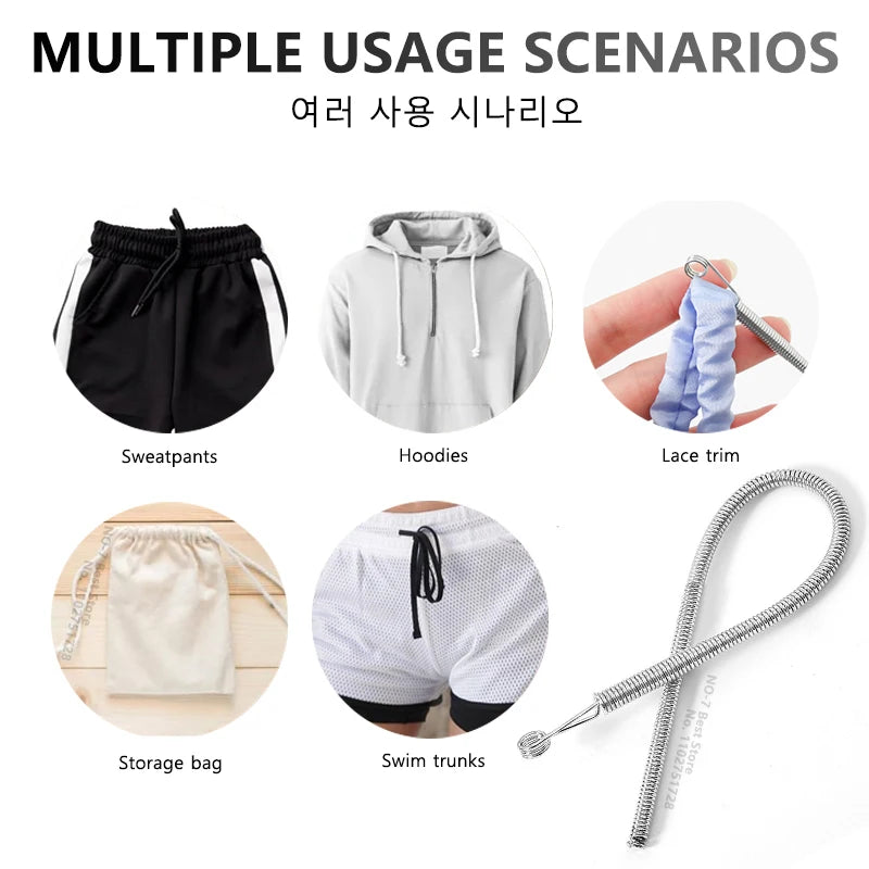 Bendable Spring Drawstring Threader Elastic Tool