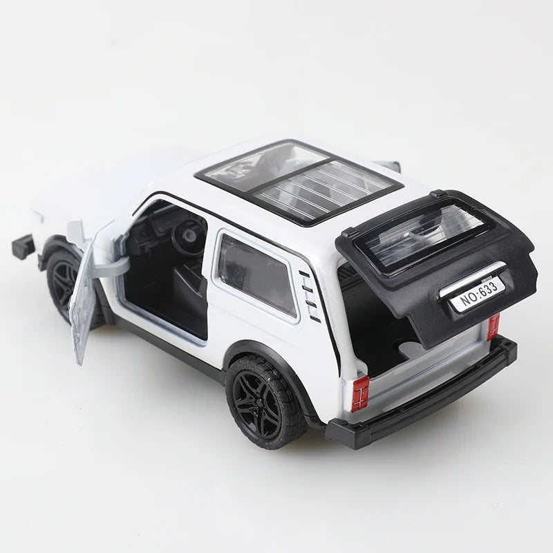 1 36 Niva Alloy Pullback Car Die-cast Metal Boy's Toy Powerful Pullback