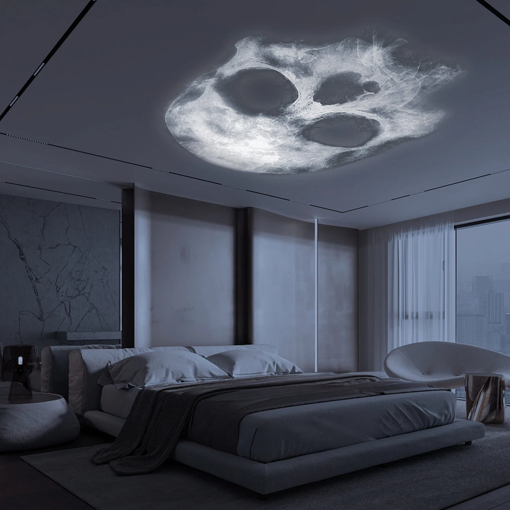Skull projection lamp USB lighting night light decoration