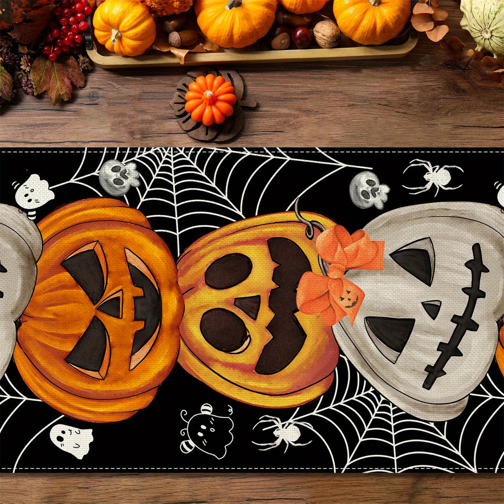 1Pcs Bohemian Halloween Theme Table Runner Decoration