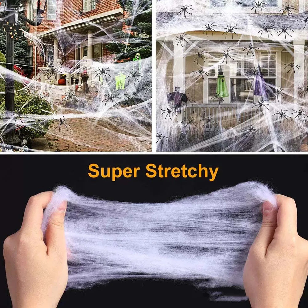 Halloween Decoration Spider Web Artificial Cobweb