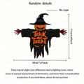 CIFBUY Halloween Trick-or-Treat Metal Sign Pumpkin