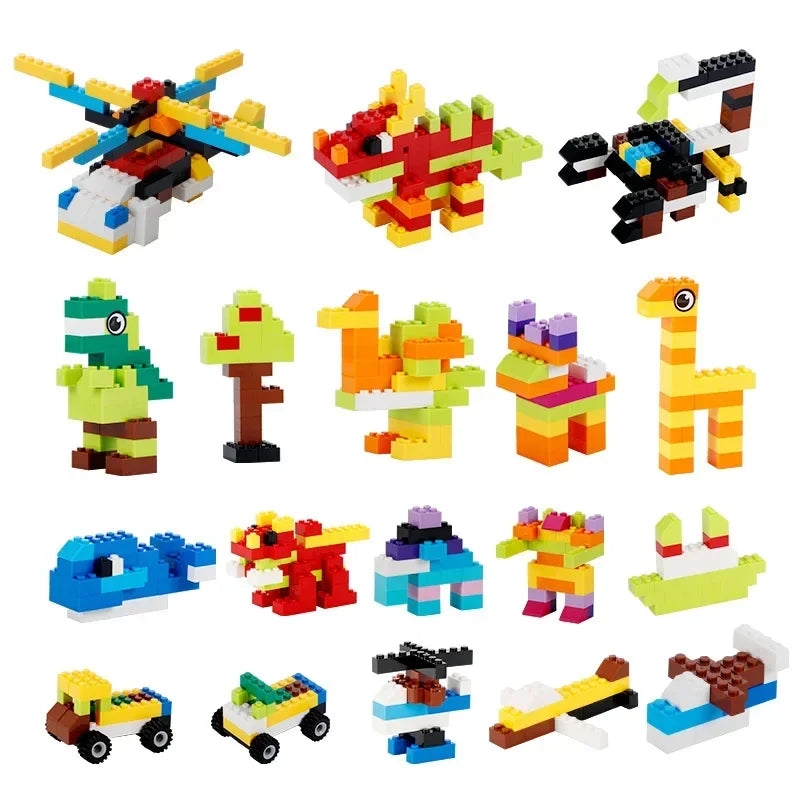 DIY Creative Building Blocks Lot Pack Set Urban Classic MOC Building Blocks