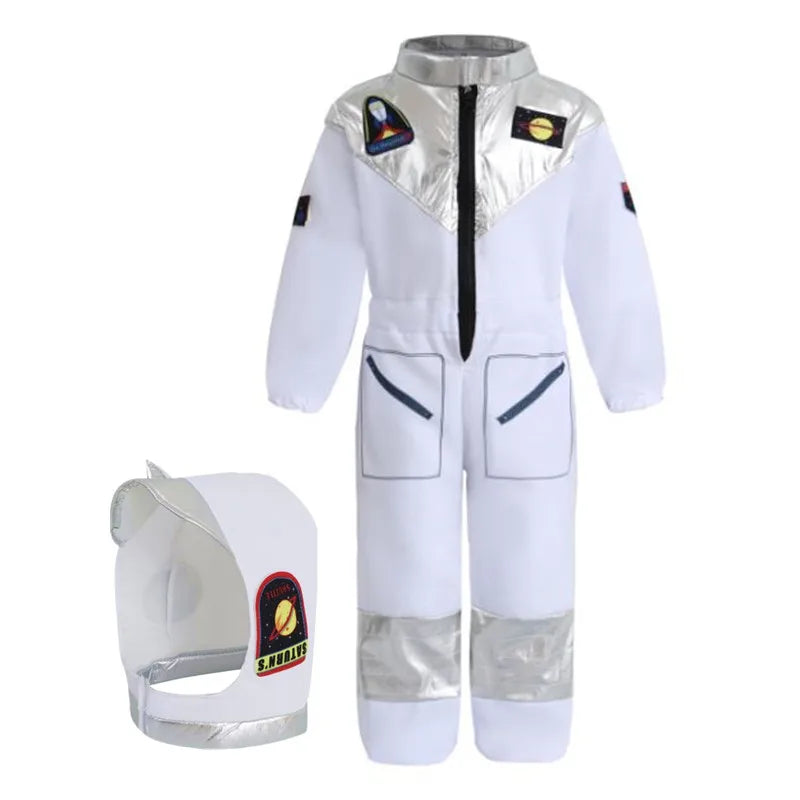 Kids Astronaut Space Suit Costume Complete Set
