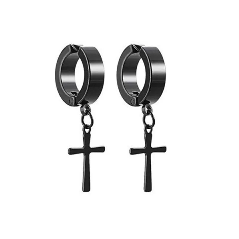 2pcs Punk Mens Strong Magnet Magnetic Ear Stud