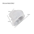 Skeleton Head Ornament Silicone Mold DIY Epoxy Resin Candle Small Skull