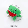 Novelty Adorable Anime Frog Wallet Coin Purse Key Chain Cute Plush Frog