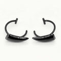 1pair Stainless Steel Sharp Teeth Fake Piercing Lip