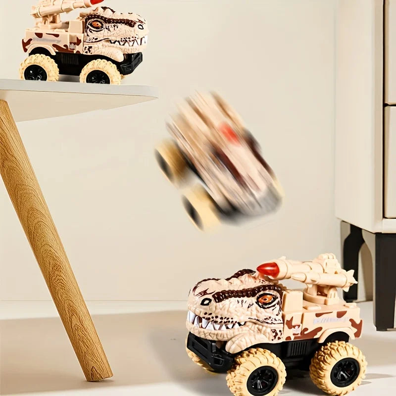 Pull Back Dinosaur Truck Toys Car Transport Truck Toys Dino Figures Boys