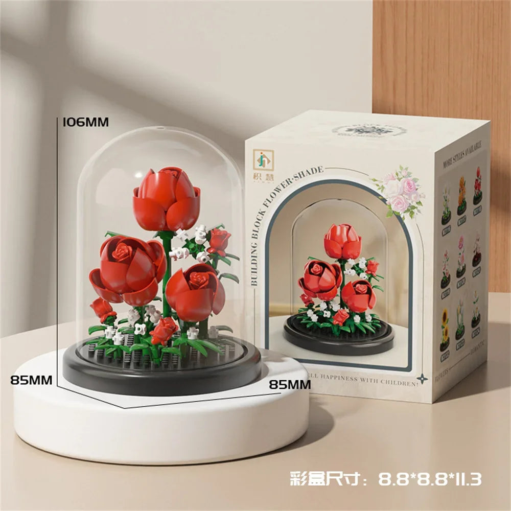 Eternal Flower Building Blocks Bonsai