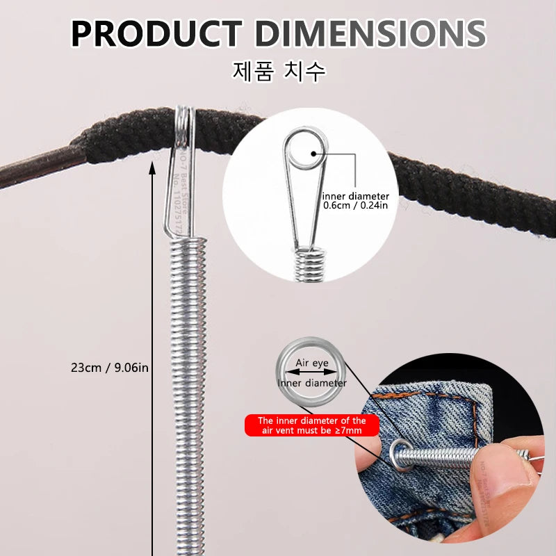 Bendable Spring Drawstring Threader Elastic Tool