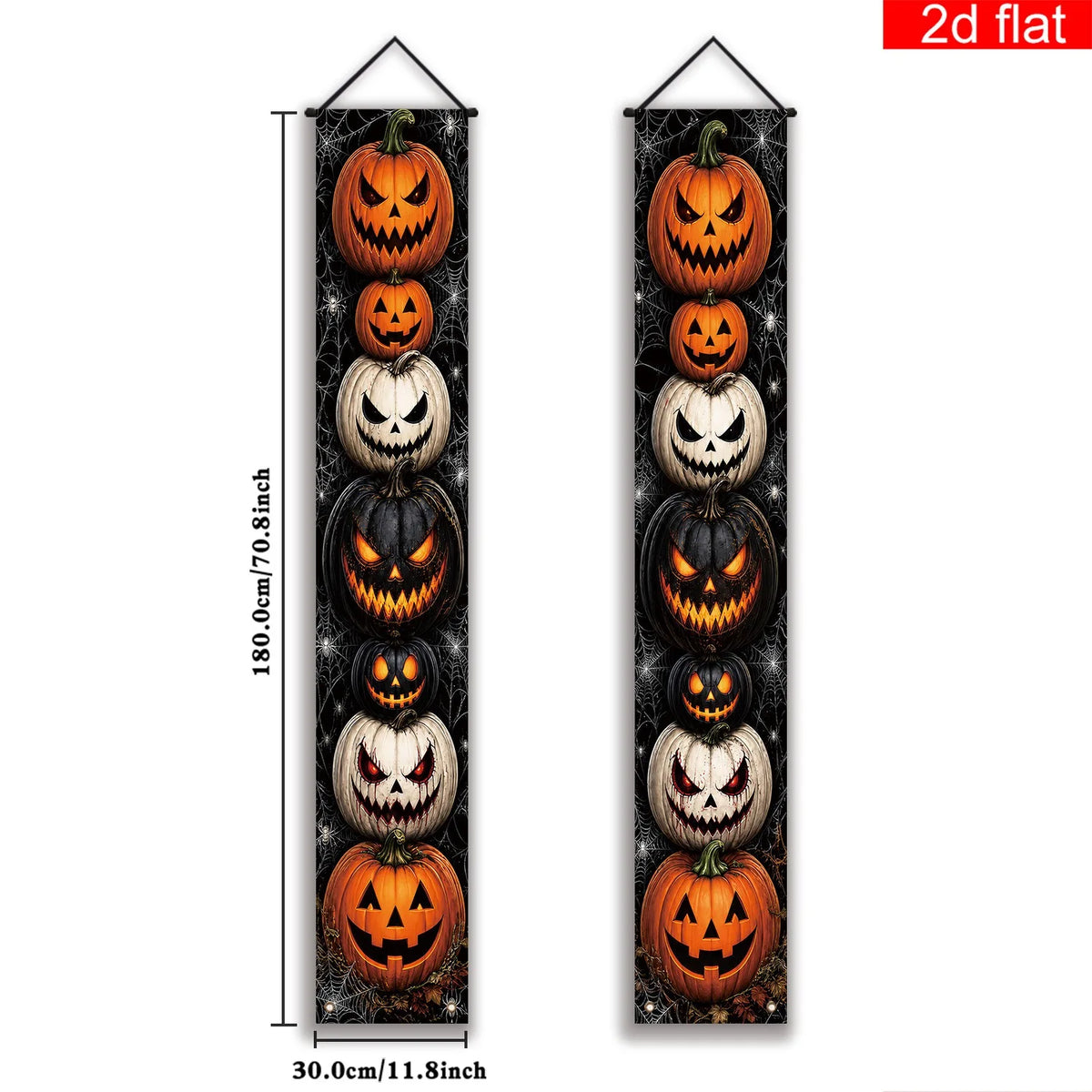 Halloween Porch Banner Set Jack O Lantern