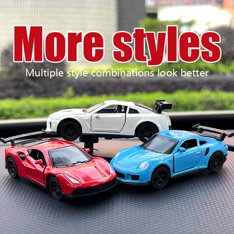 Drift Car dashboard toy model swing turning cool sports race auto ornaments
