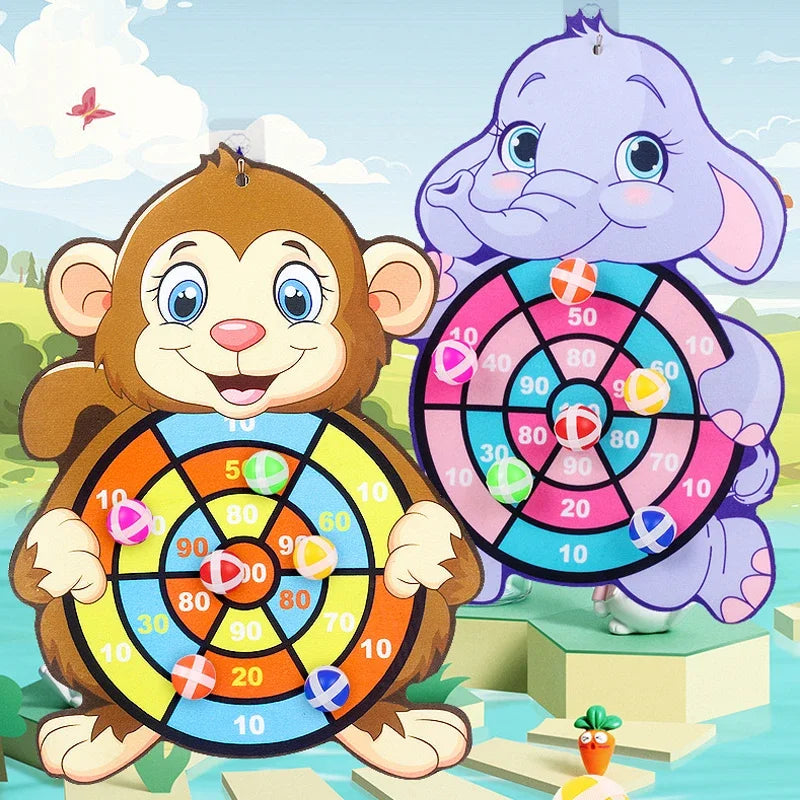 Educational Dart Board Game Sticky Ball