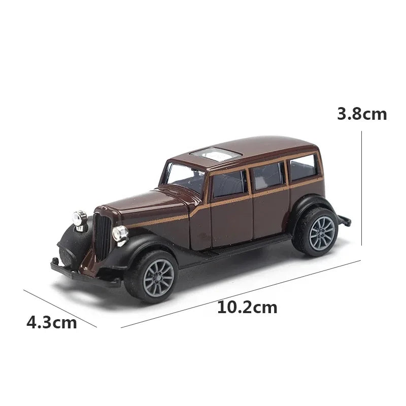 1:43 Alloy Vintage Diecast Car Model Classic Cadillacs V8 Pull Back Car