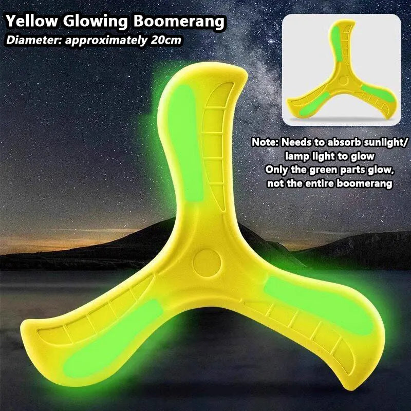 Boomerang Soft Three-leaf Cross Night Light Toy