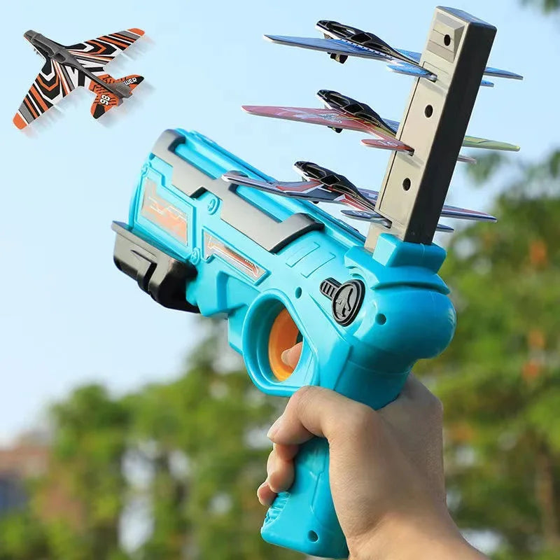Children's Airplane Launcher Foam Flying Toy