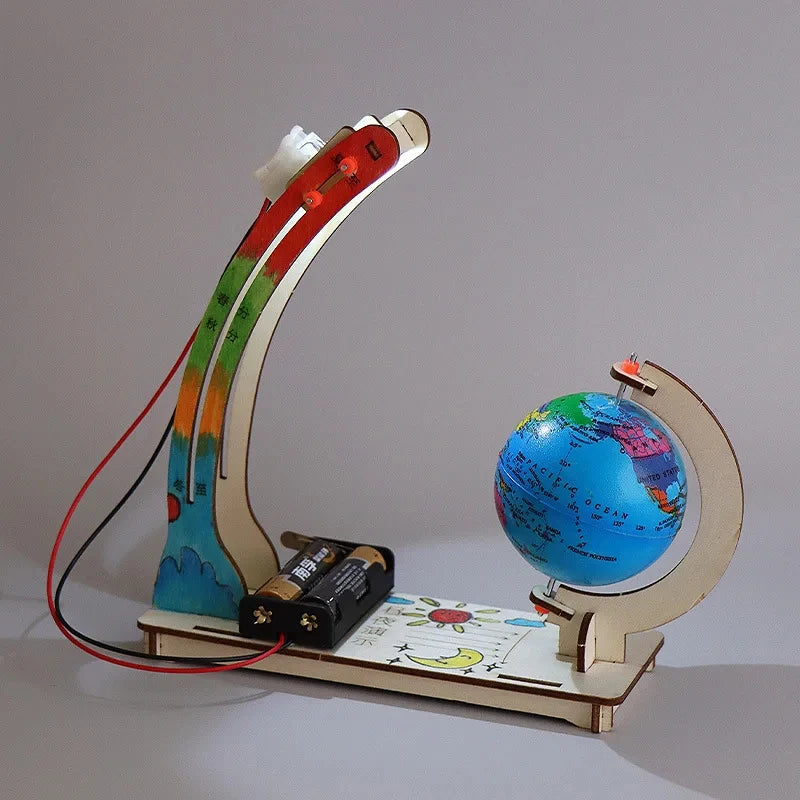 STEM Science Experiment Kit Earth Day Night Cycle Simulation DIY Model Kids