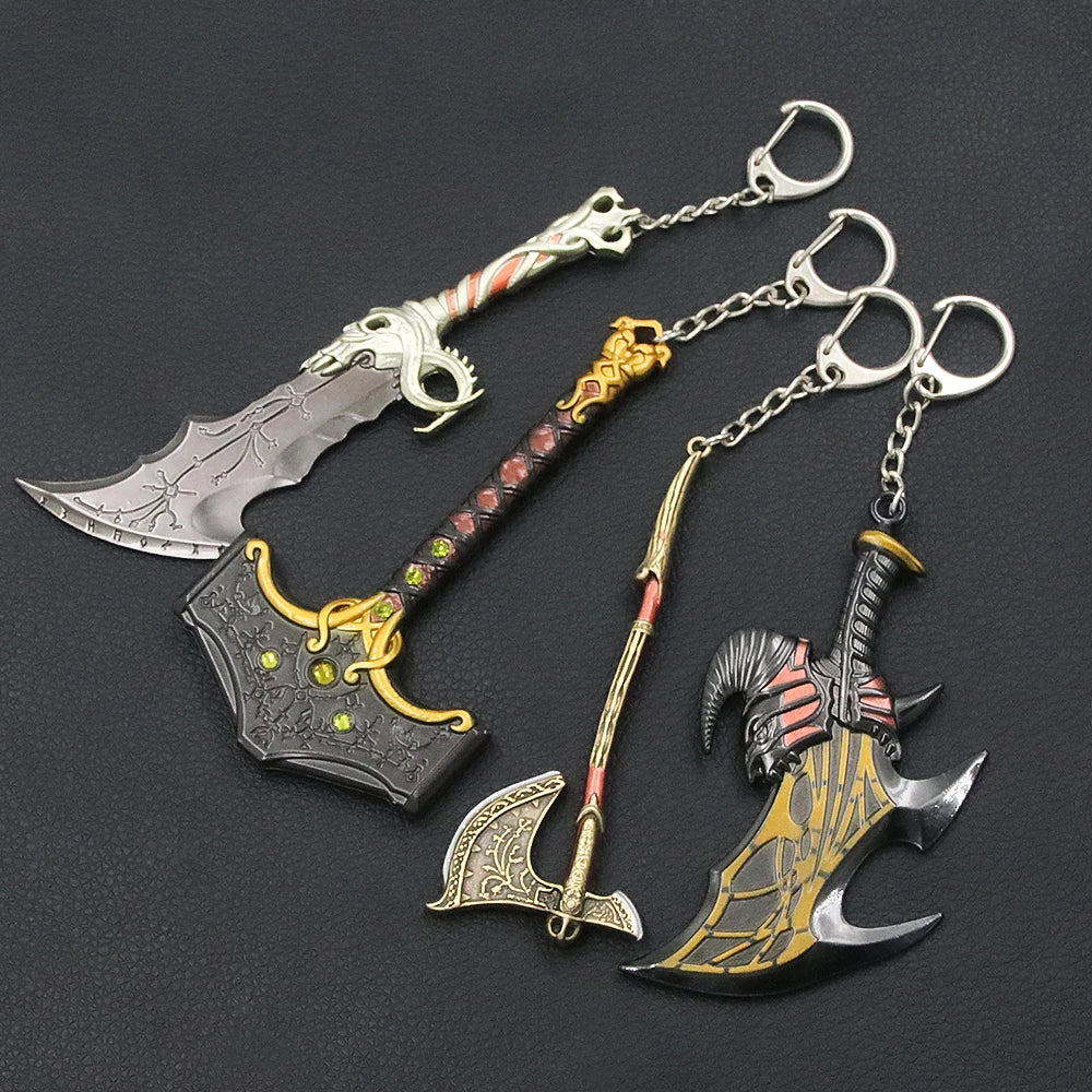 New God of War 5 Ragnarok Keychain Thor's Hammer