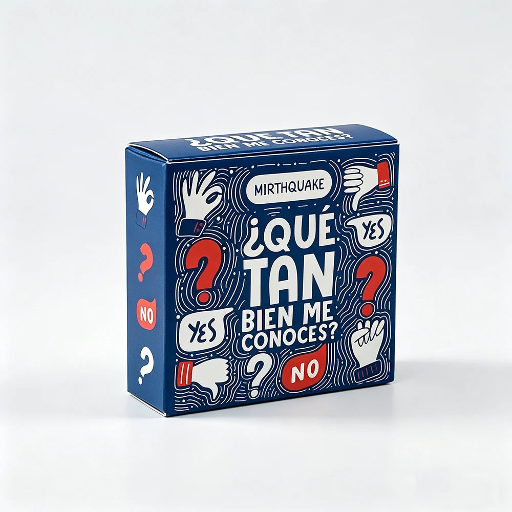 Spanish Mini Game Cards Bien Me Conoces After Dinner Amusements Board Game