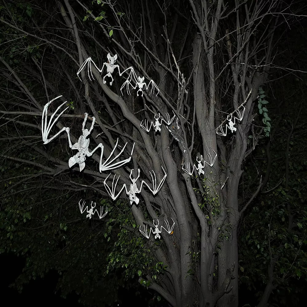 Halloween Animal Skeletons Creepy Bat Skeleton Model Horror Bat Bones Home Decor