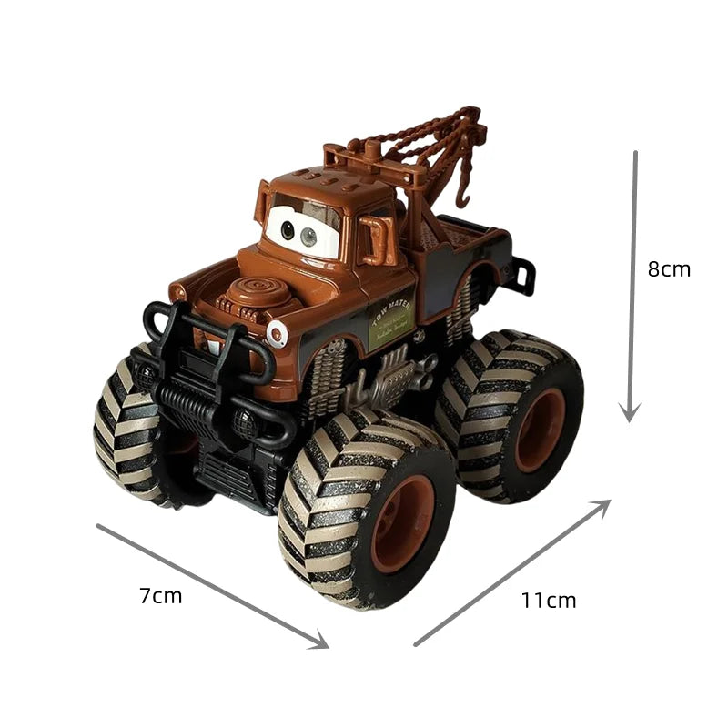 Pixar Cars Mater Lightning McQueen Jackson Storm Big Wheel Offroad Vehicle
