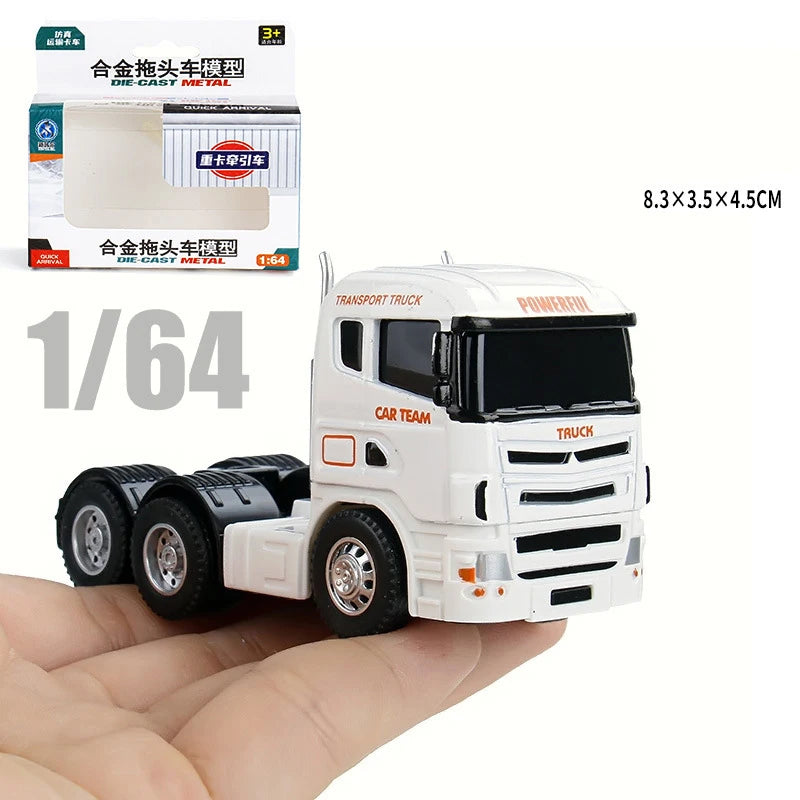 1:64 Scania Container Truck American Container Truck Alloy Diecast Model Car