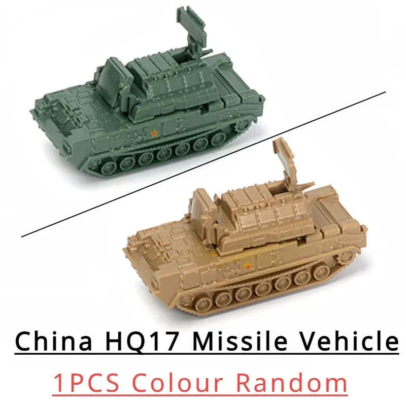 1 144 5cm Classic Tank Model WWII Soviet BM21 Italian B1 Destroyer US M35