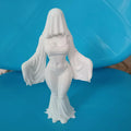 A 12cm Ghost Ornament 3D Printed White Dress Ghost Decoration Funny Halloween