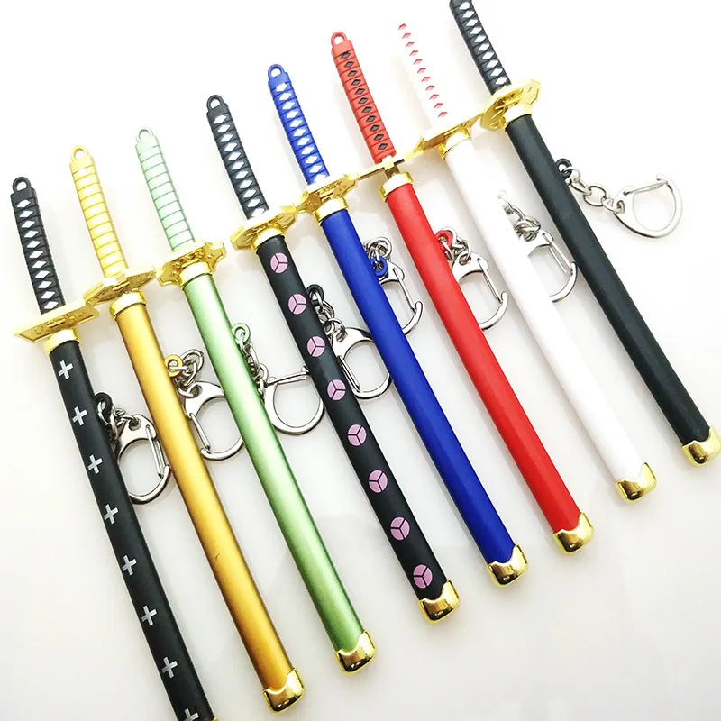 Mini Sword With Sheath Zinc Alloy Tang Hengdao Han Sword Model Keychain