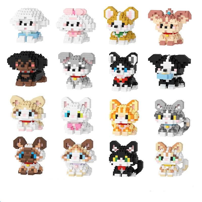 Collectible 18 Styles Little Dog Cat Cute Pet