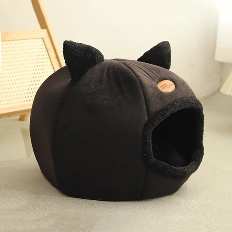 Deep Sleep Comfort Winter Cat Bed Mat Basket Small Dog House Pets Tent