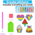 Gem Diamond Painting 12 Pack Sticker Kit Mosaic